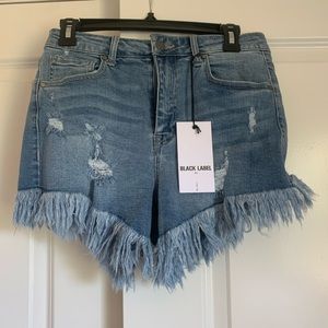 Denim shorts